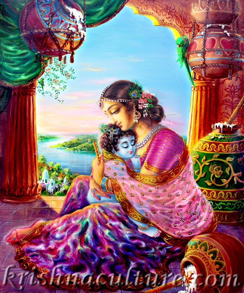 Nandarani Krishna Canvas Art 15x18: Krishna Culture
